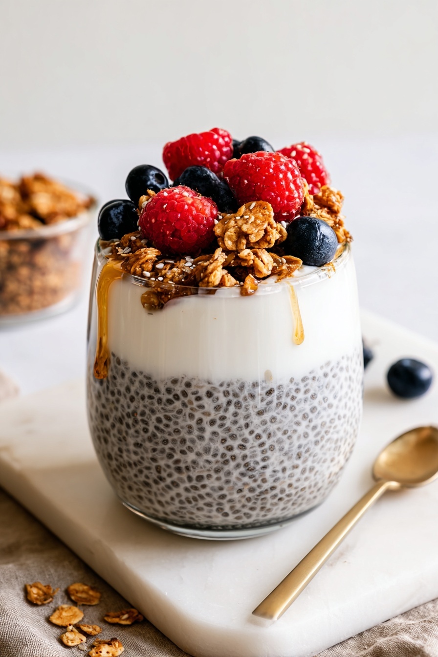 Protein Chia Pudding with Greek Yogurt Recipe - Recipe Image
